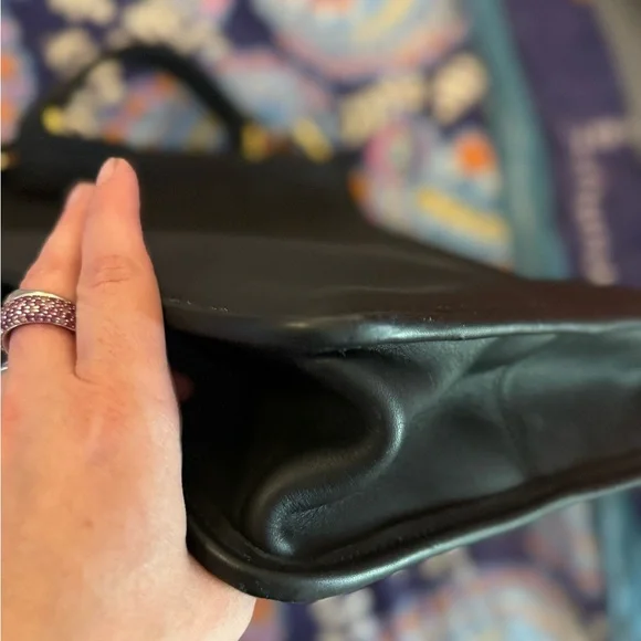 Coach Black Leather Satchel - Picture 4 of 16